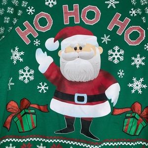 Santa Christmas Sweatshirt Rudolph Red Reindeer